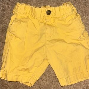 3 for $20! Boys H&M 4t shorts yellow Elastic Waist Shorts with button 3-4y
